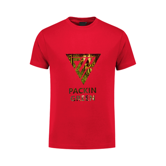 Men's Red Packin Green Tee shirts