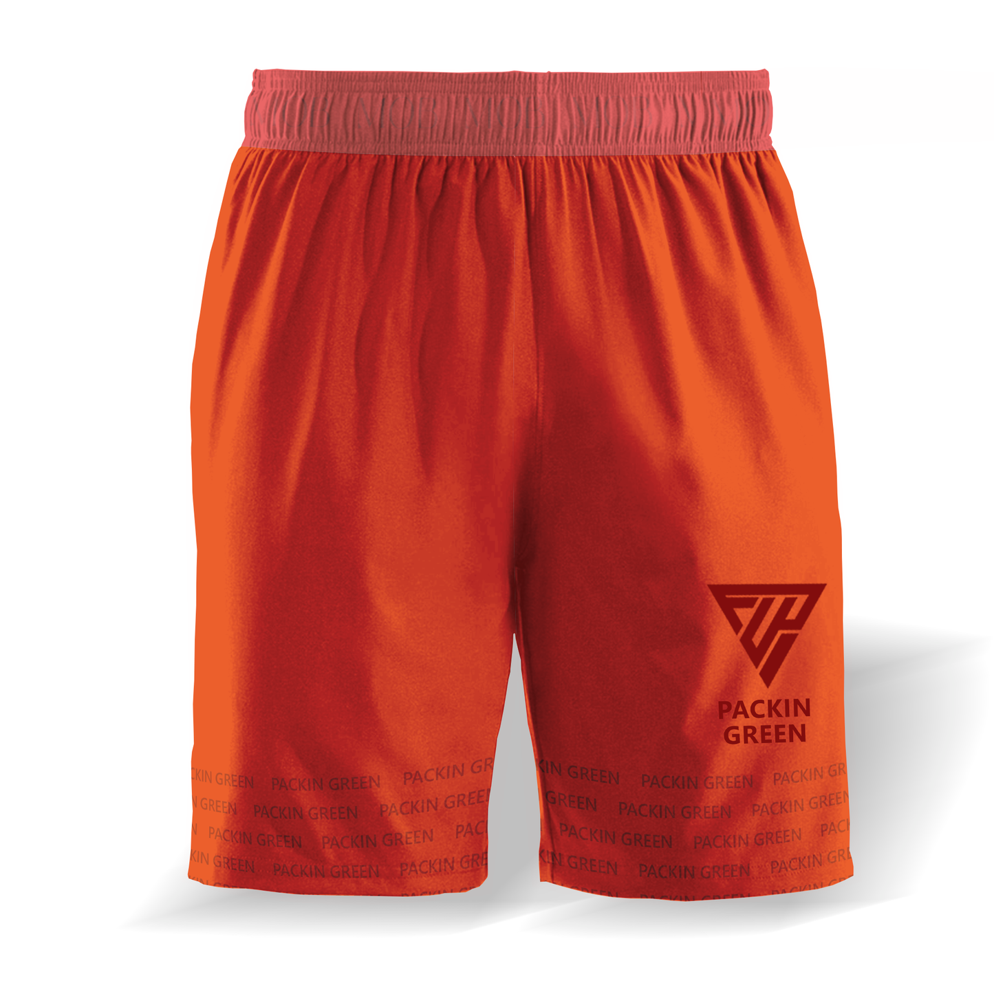 Men's Red Packin Green Shorts