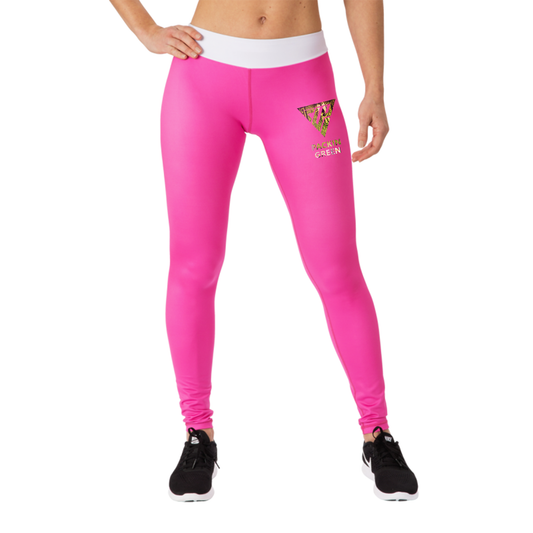 Women's Packin Green Leggings (Pink)