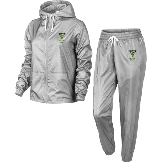 Women's Packin Green Tracksuit (White)