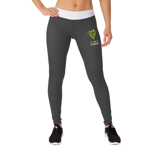 Woman's Packin Green Leggings (Black)